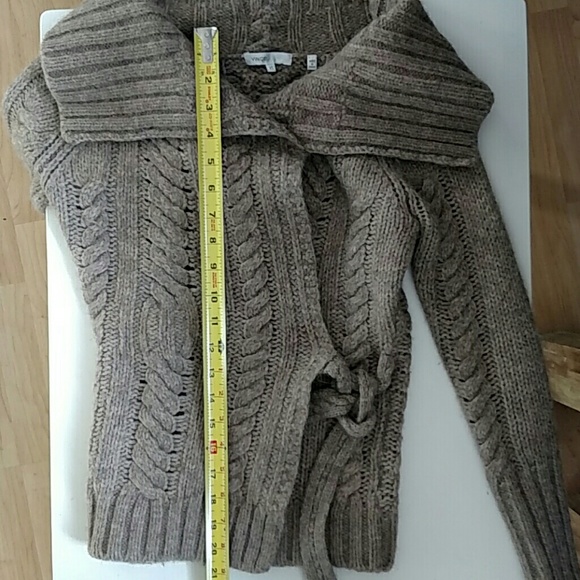 Vince wool blend wrap cardigan - Picture 5 of 7